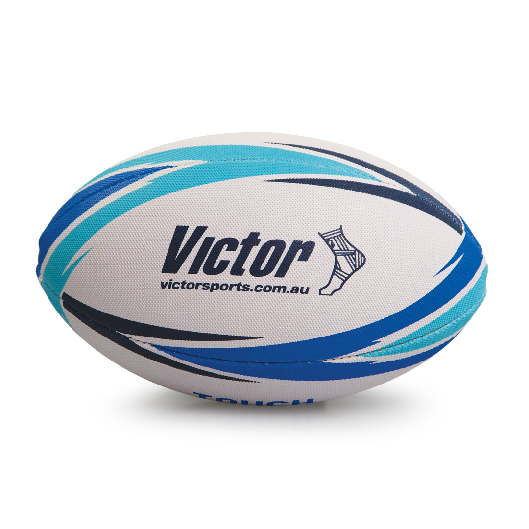 Victor Rugby Touch Ball - Official Size 5 Training & Match Rugby Ball for Men, Women & Kids - Perfect for Touch Rugby, Training, Games & Outdoor Sports Activities