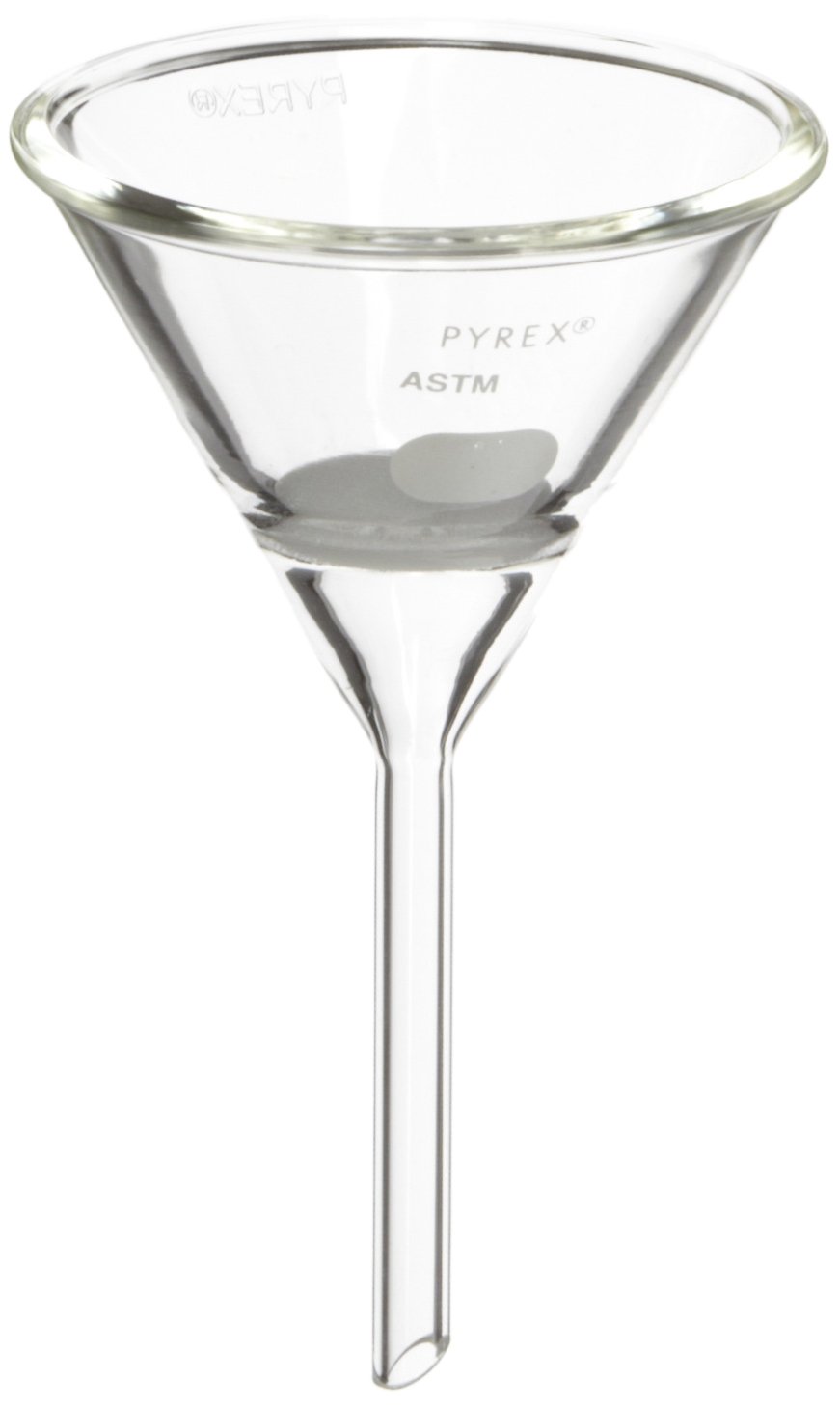 Pyrex Borosilicate Glass Hirsch Funnel with Medium Porosity Fritted Disc - 30mm Diameter - Ideal for Laboratory Filtration, Chemical Analysis & Organic Synthesis
