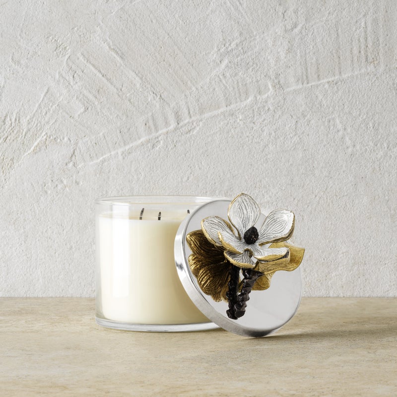 Vintage Bloom Scented Candle - Handmade Soy Wax Candle with Floral Aromatherapy for Home Decor, Relaxation & Romantic Ambiance | Perfect for Bedroom, Bathroom, Living Room & Gift Giving