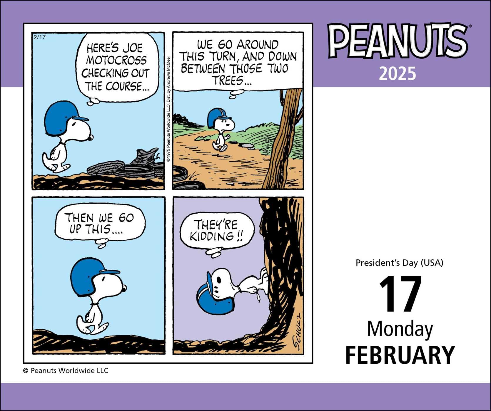 Peanuts 2025 Day-to-Day Calendar - Fun Daily Comics for Office, Home & School - Perfect Gift for Peanuts Fans & Collectors