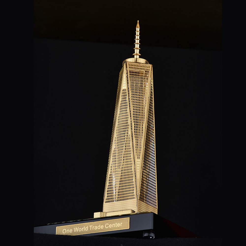 New York World Trade Center Crystal Sculpture - 75 × 75 × 145mm Architectural Model Statue for Home Office Decor, Anniversary Gift & Travel Souvenir | Perfect for Living Room, Bedroom, Office or Bar Display