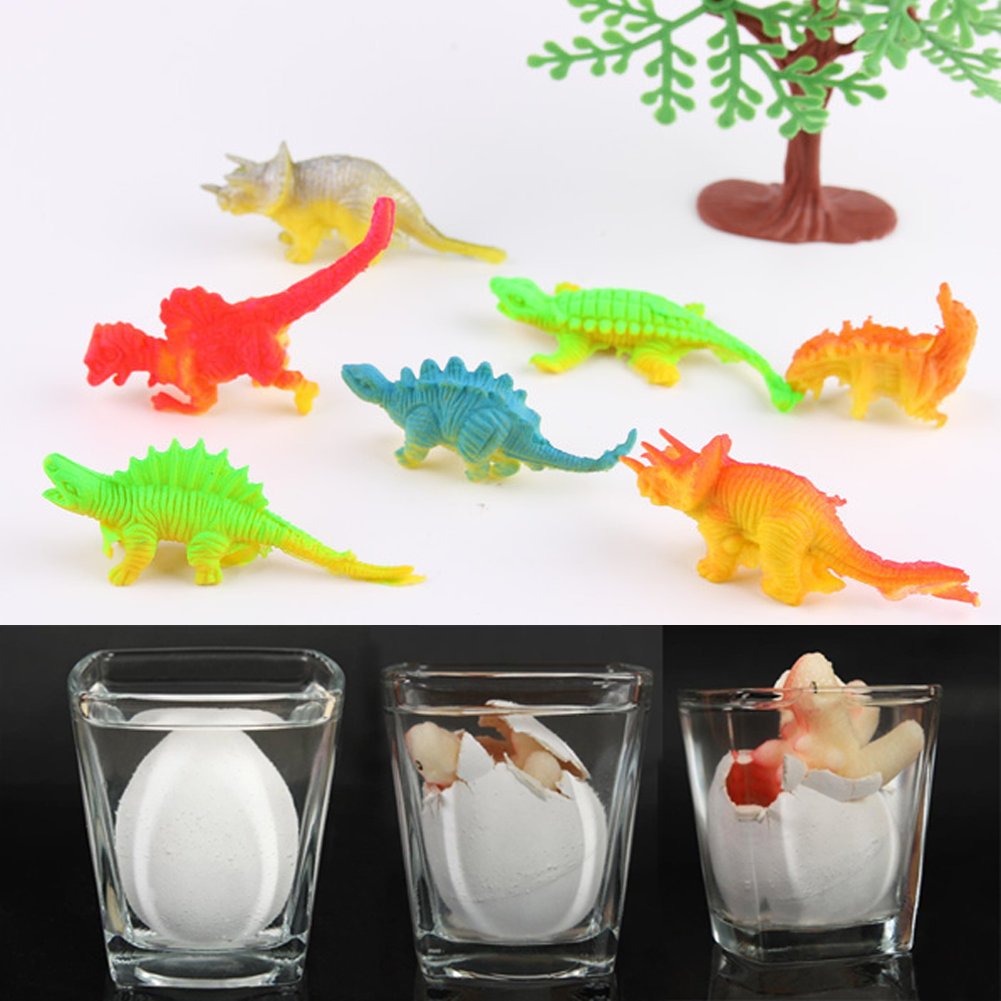 YKL World Magic Growing Dinosaur Eggs in Water - STEM Educational Dinosaur Egg Toys for Kids, Fun Science Experiment Kit, Birthday Party Favors & Classroom Rewards (Perfect for Science Projects, Party Giveaways & Learning Activities)