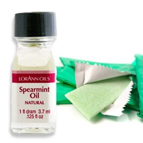 LorAnn Super Strength Spearmint Flavoring Oil - 4X Stronger Than Extracts for Candy Making, Baking, Hard Candy & DIY Flavor Oils - Natural Bold Flavor (2 Pack, 0.125 fl oz) - Perfect for Homemade Candies, Desserts & Beverages