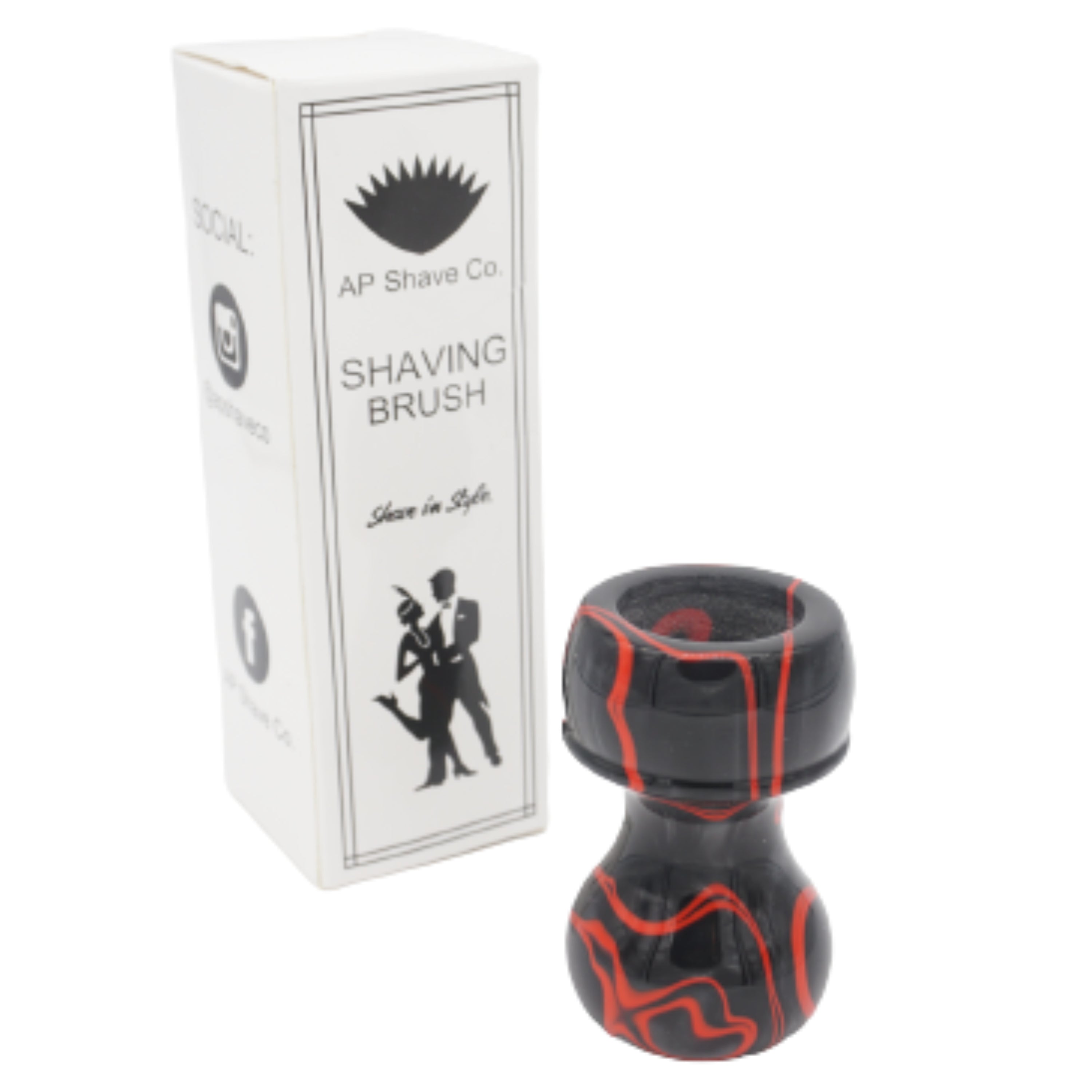 Premium Sith Handcrafted Shaving Brush Handle - Fits 24mm & 26mm Knots - Luxury Wet Shaving Accessory for Men's Grooming & Barber Shops - Perfect Gift for Father's Day & Christmas