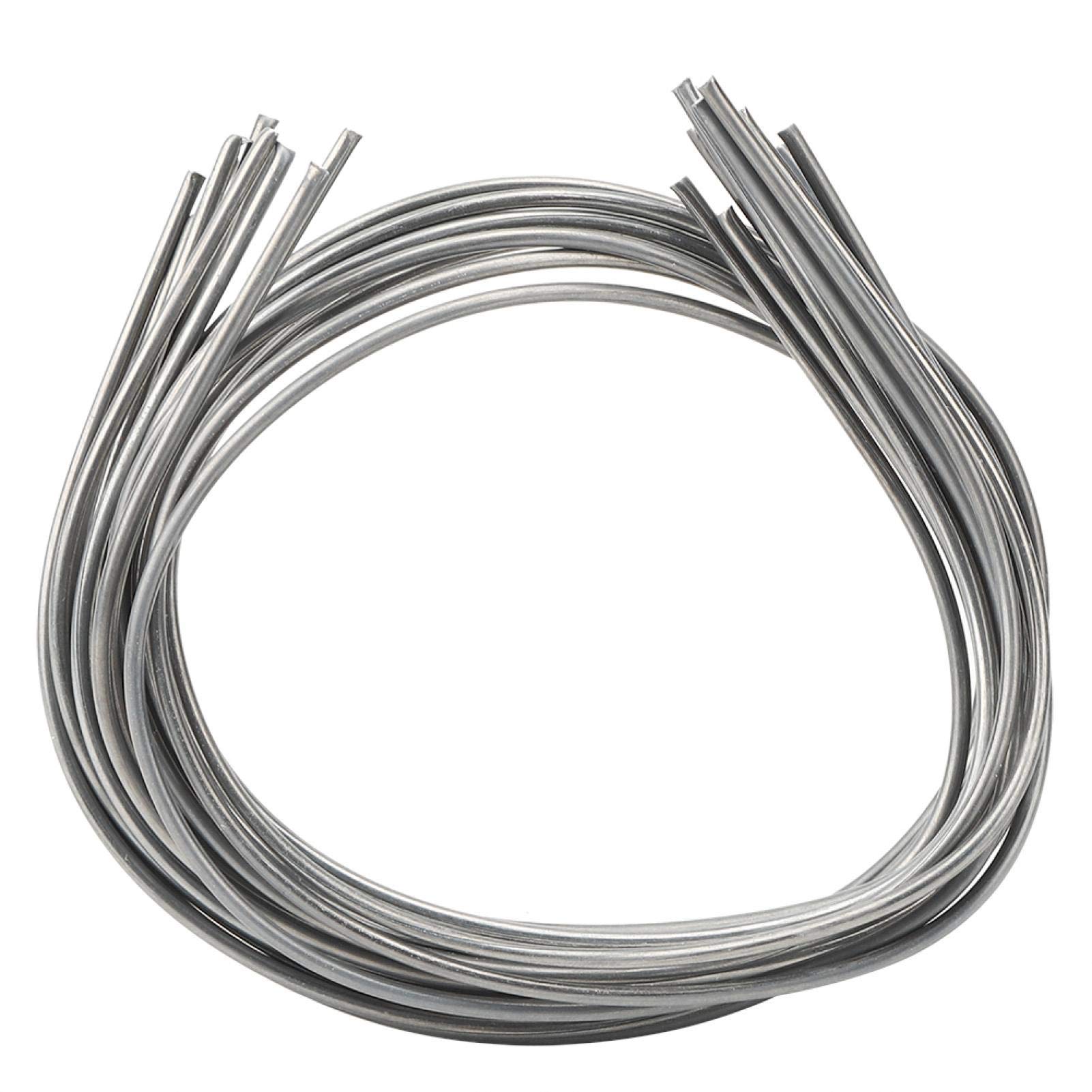 10pcs Aluminum Copper Welding Rods - 2mm Dia Low Temperature Flux Cored Electrode Wire for HVAC, Plumbing & DIY Metal Repairs | Easy Soldering Solution for Home & Automotive Projects