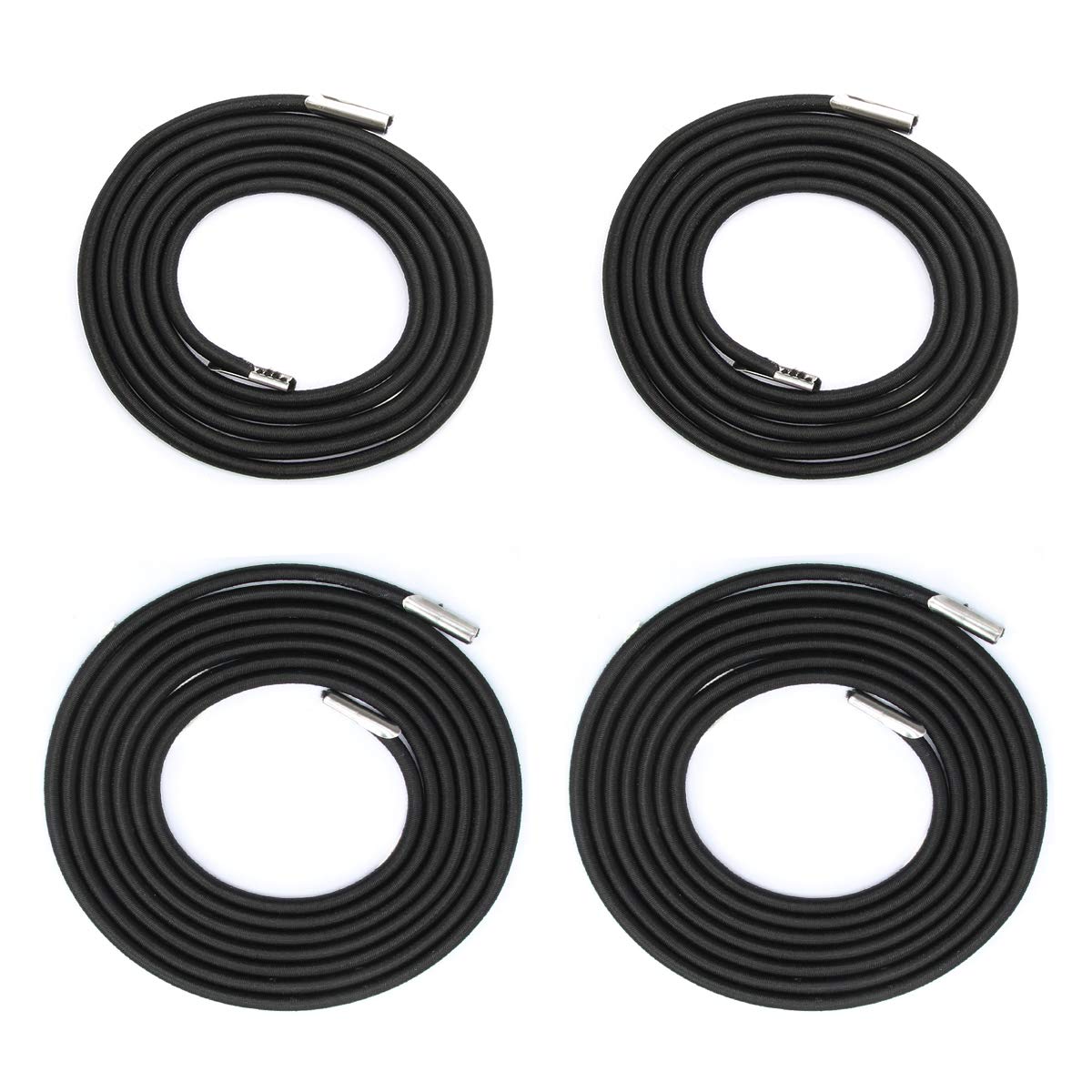 **Universal Replacement Cord for Zero Gravity Chair – 4 Pack Elastic Bungee Cords Repair Kit – Durable Black Straps for Recliners, Patio Chairs & Outdoor Furniture – Perfect for DIY Fixes & Home Maintenance**