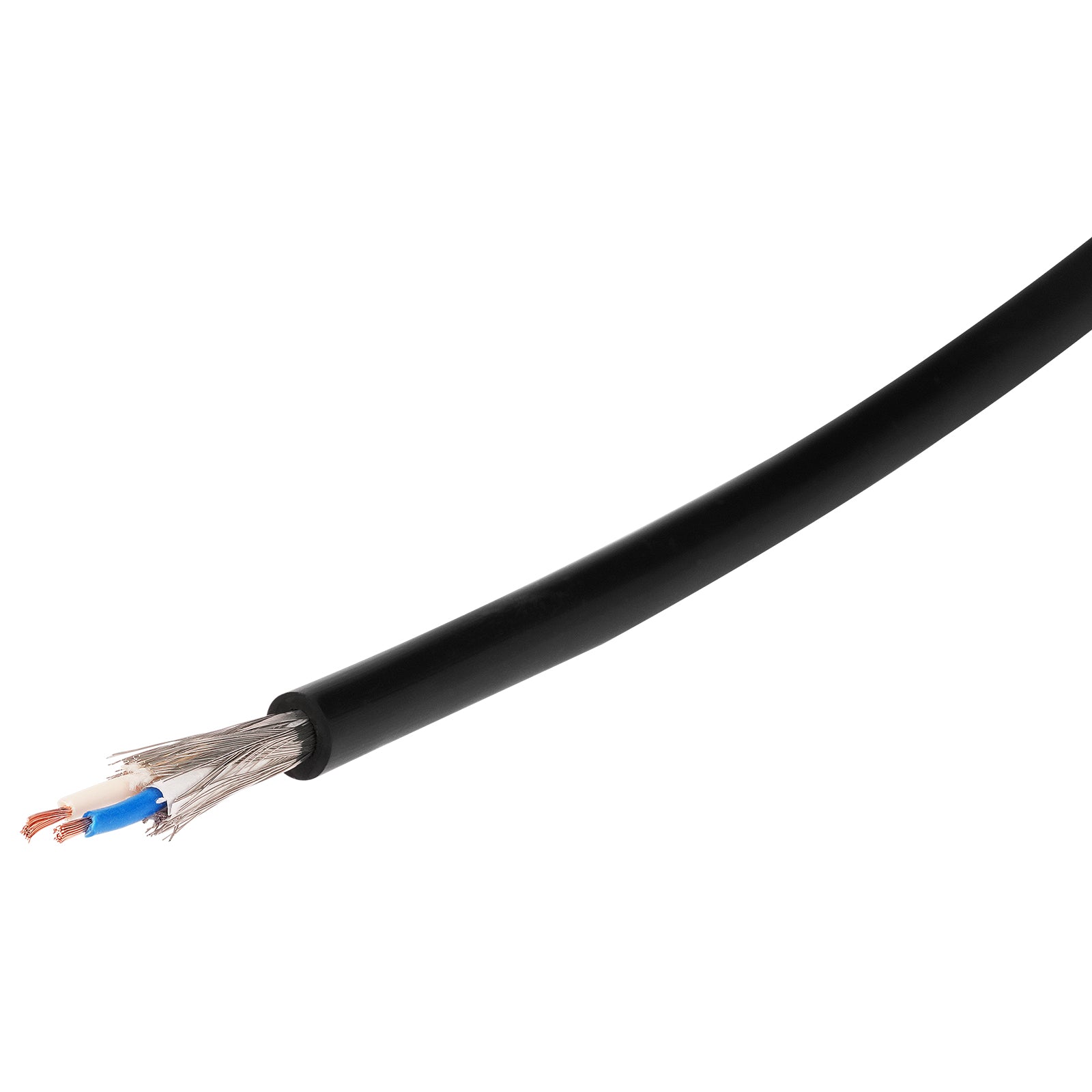 500 Ft Microphone Cable (MC 4 BLK) - Professional XLR Audio Cable for Studio Recording, Live Performances & DJ Equipment - Durable Shielded Cord for Clear Sound Transmission