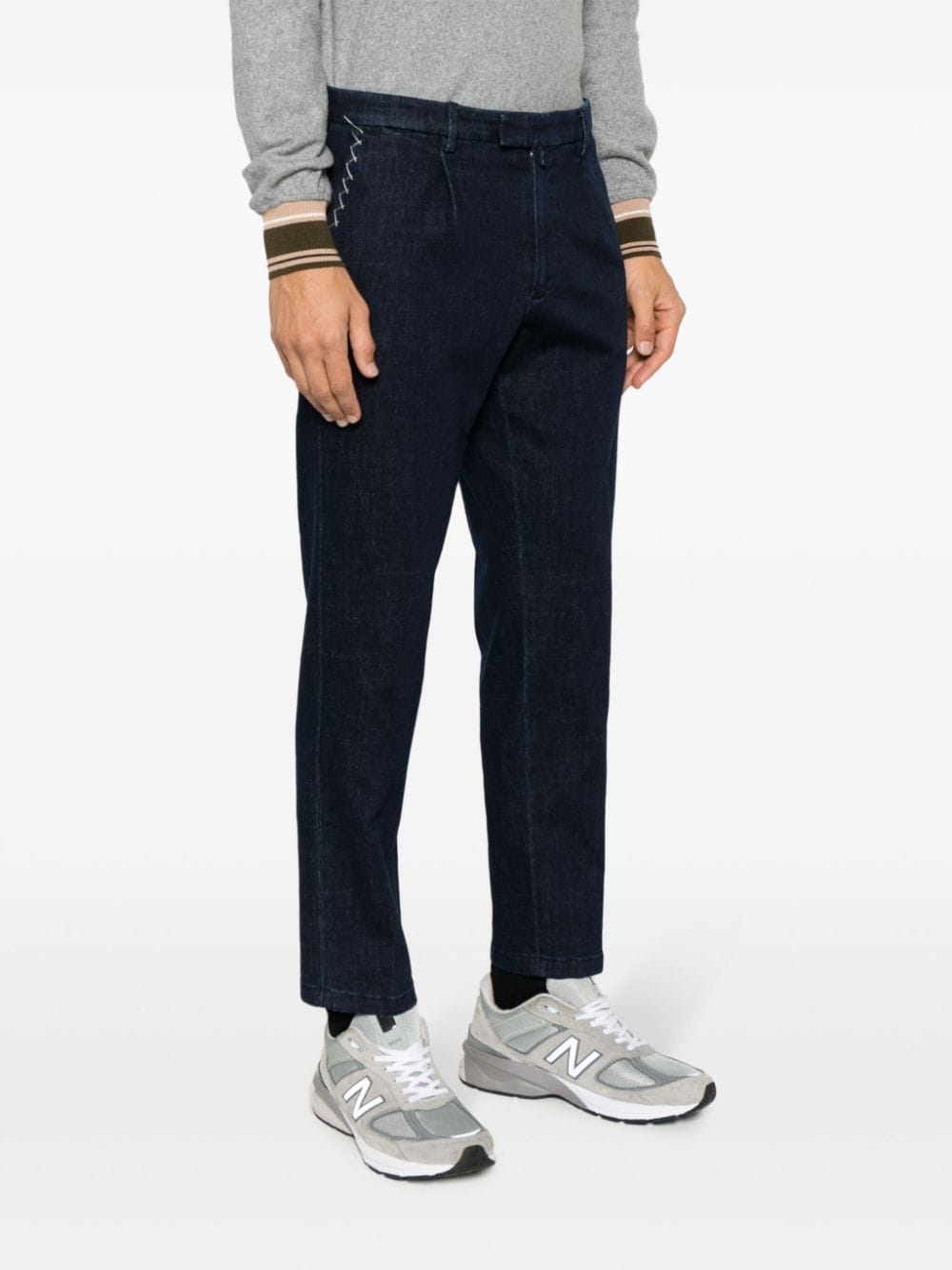 Briglia Trousers for Men - Classic Blue Casual Pants | Comfortable & Stylish for Office, Travel & Everyday Wear