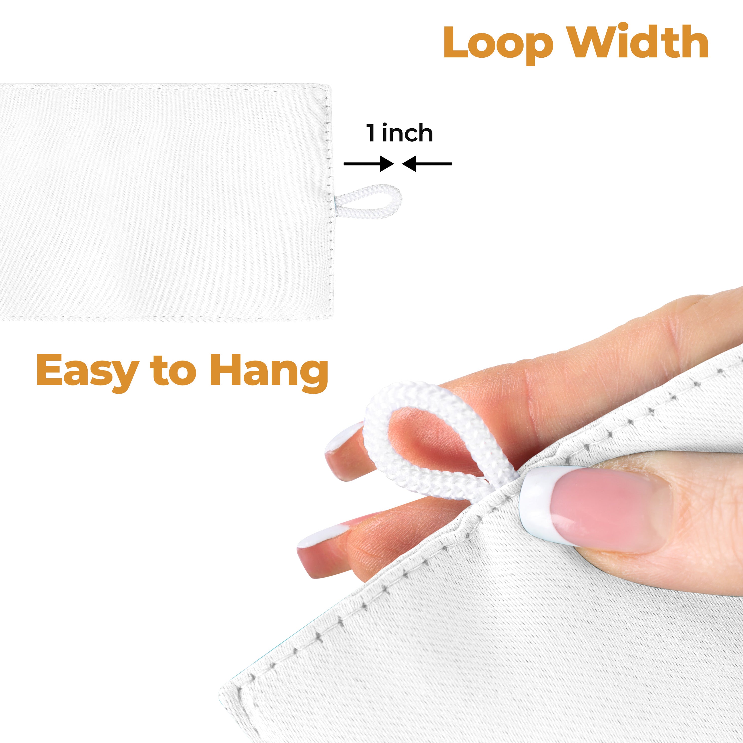 Machine Washable Blackout Curtains Set of 2 - Solid Color Room Darkening Window Drapes for Bedroom & Living Room - Noise Reducing & Thermal Insulated for Better Sleep