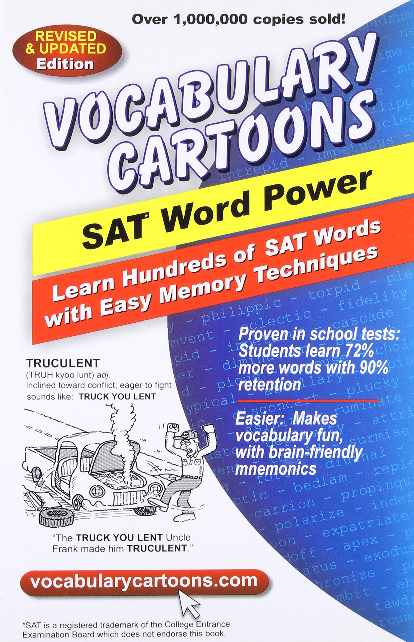 Vocabulary Cartoons: SAT Word Power - Fun & Effective SAT Prep Flashcards for High School Students | Perfect for Test Prep & College Admissions