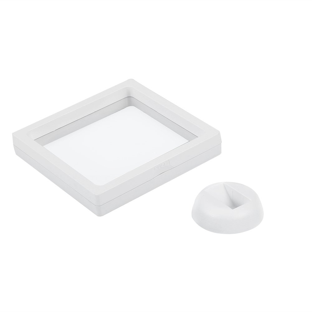 Acrylic Nail Display Stand - Manicure Nail Art & Design Tool with Adjustable Frame for Various Shaped Nail Tips & Decorations (White) | Perfect for Salon Displays, Nail Art Exhibitions & Home Organization