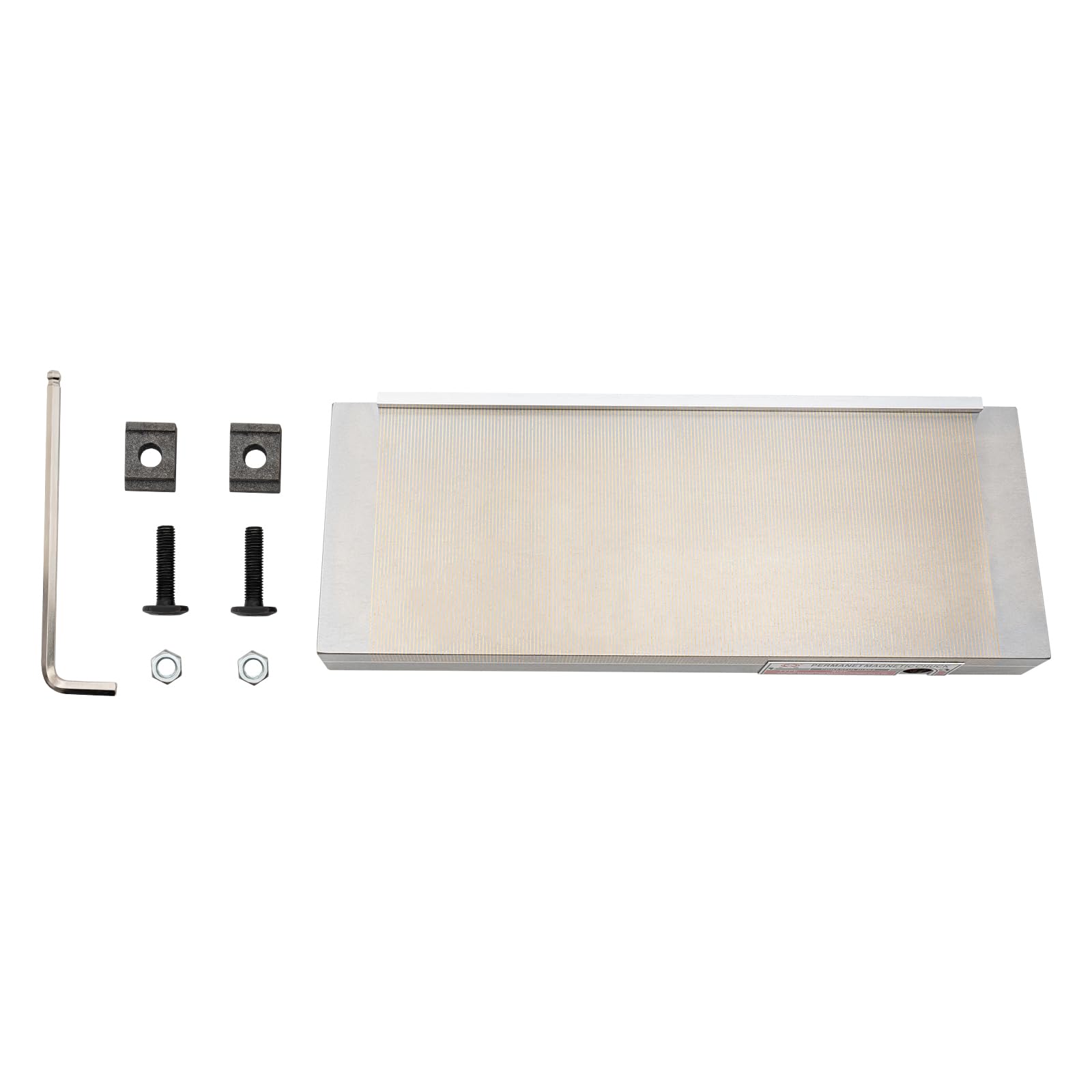 High Power Permanent Magnetic Chuck 130N/cm² - Fine Pole Rectangular Magnetic Chuck for Surface Grinders & Tool Grinders | Perfect for Precision Grinding, Metalworking & Industrial Applications