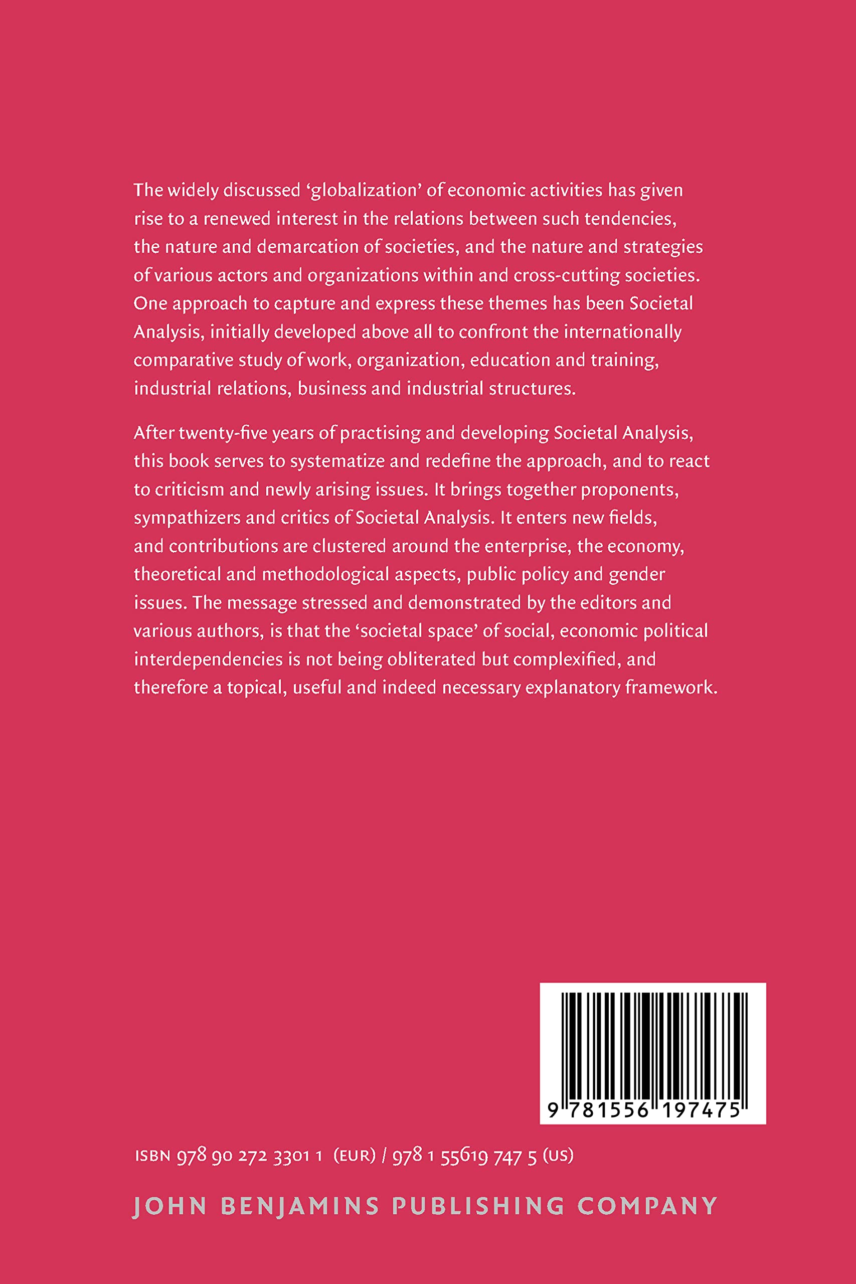 Embedding Organizations: Advances in Organization Studies for Strategic Management and Team Collaboration