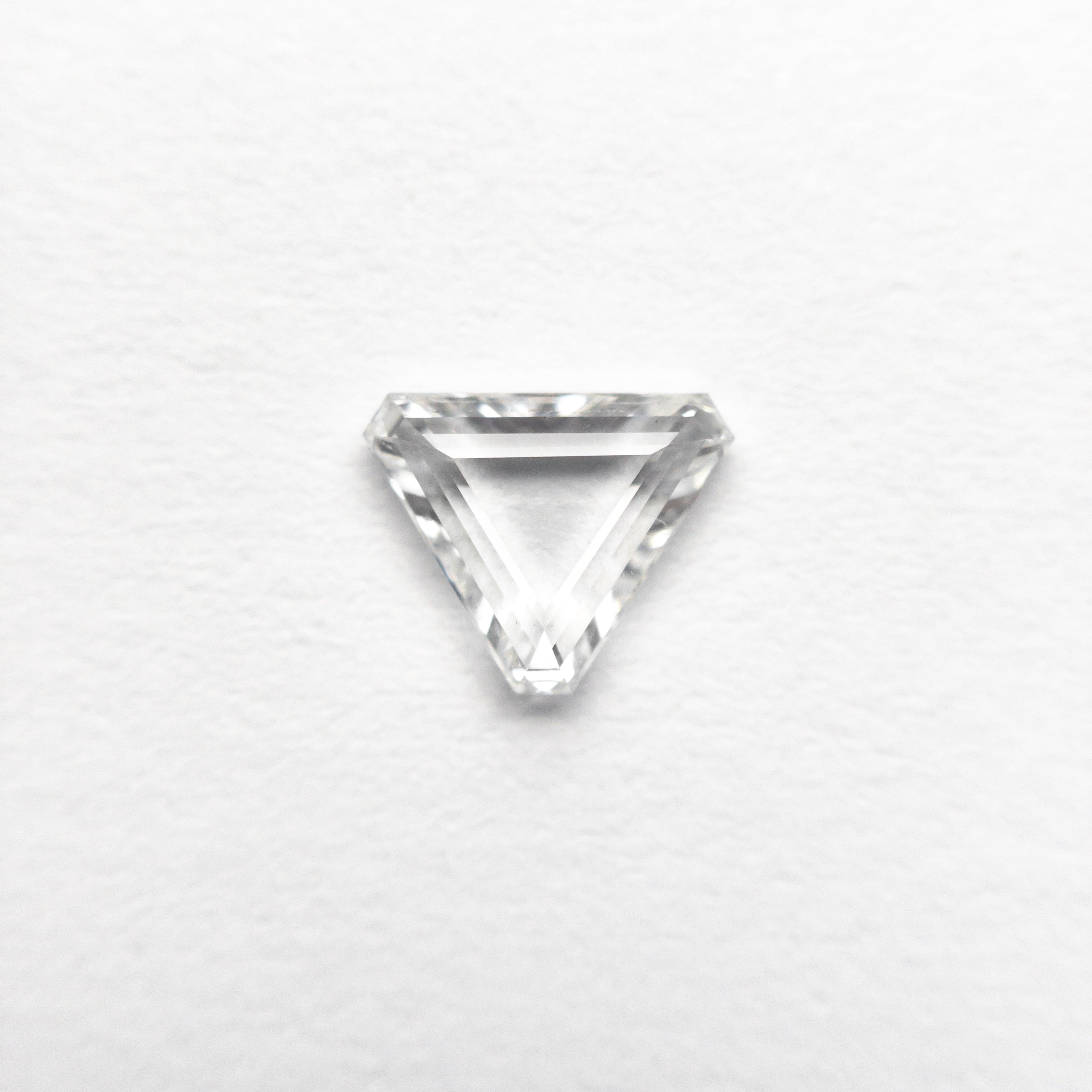 0.50ct F Color SI2 Clarity 5.51x6.09x1.83mm Cut Corner Triangle Portrait Cut Loose Diamond (19438-35) - Perfect for Engagement Rings & Fine Jewelry