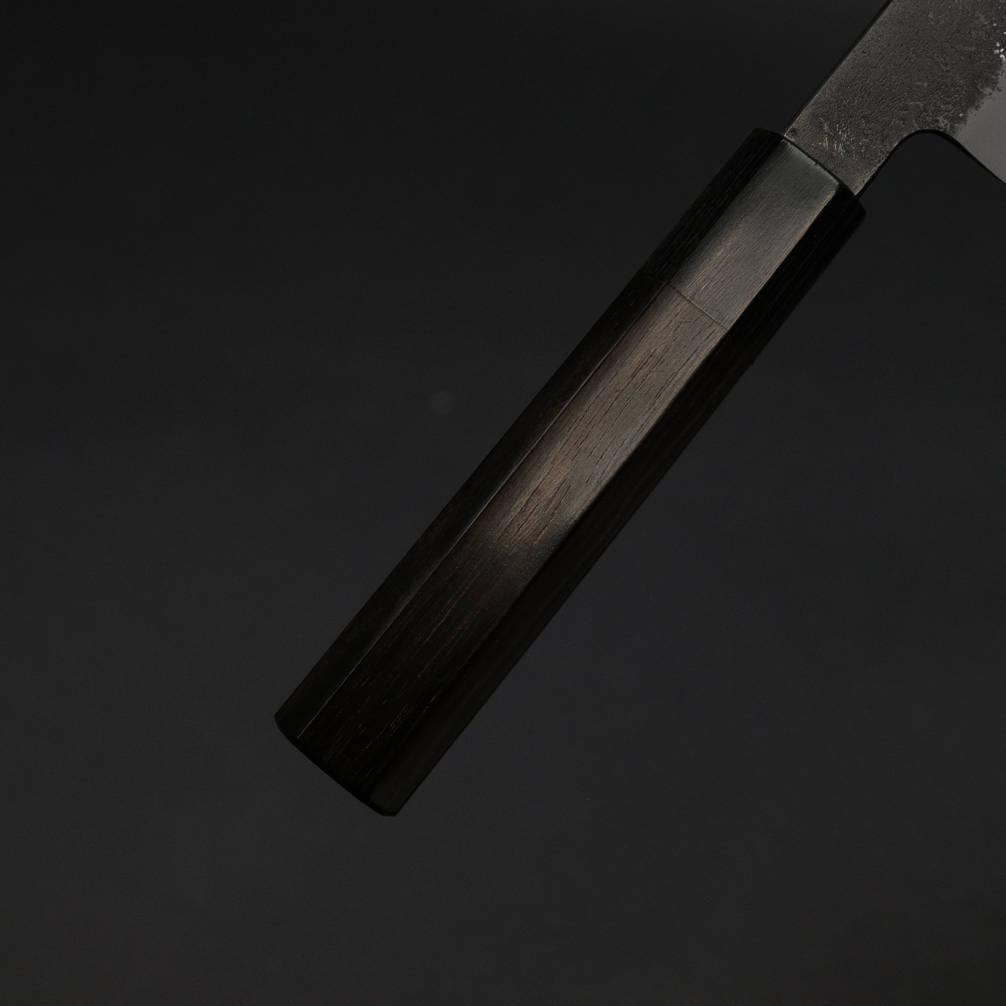 Premium Mutsumi Blue Super Kurouchi Nashiji Petty Knife 135mm with Ebony Handle - Perfect for Precision Slicing, Boning & Fruit Cutting in Professional Kitchens & Home Cooking