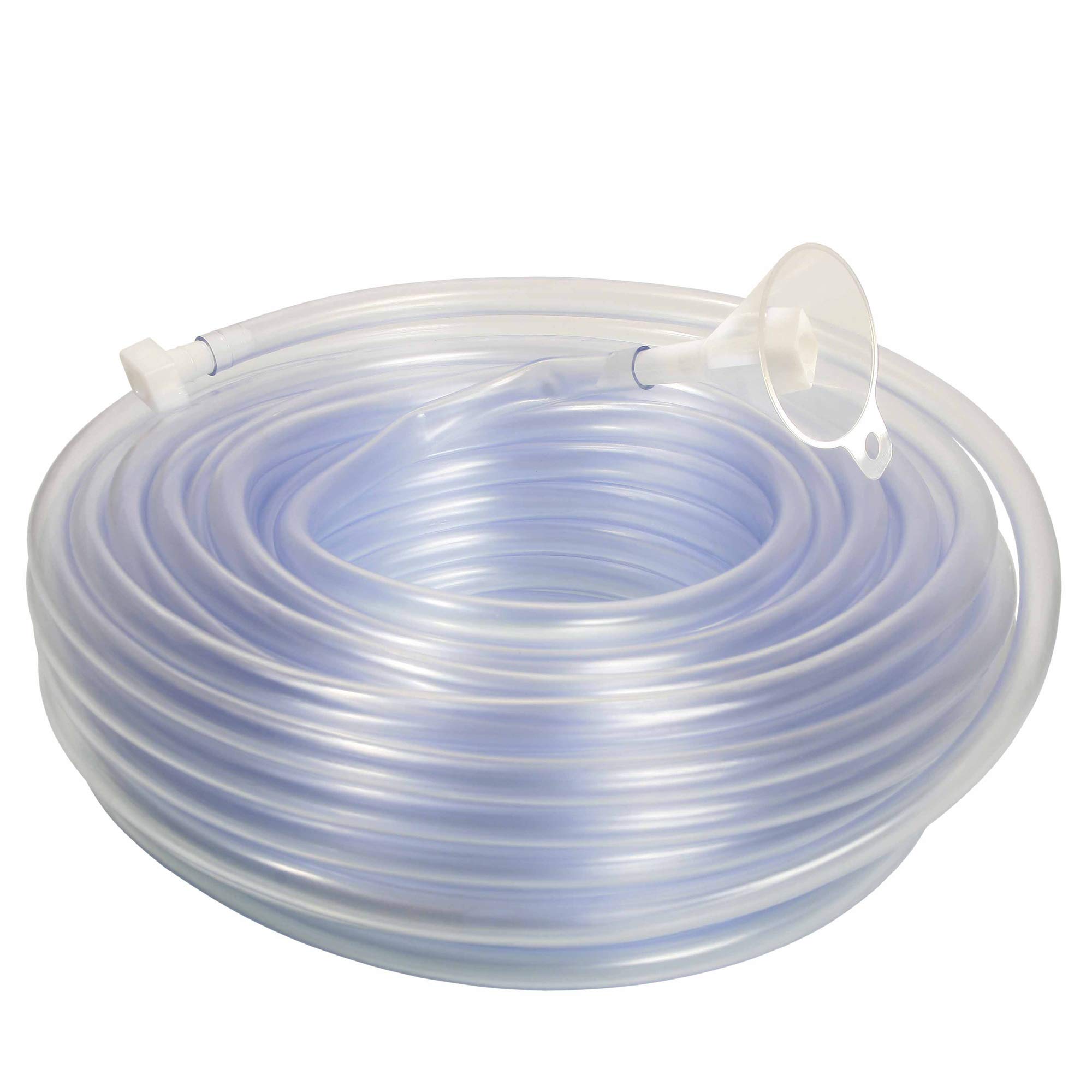 **8mm x 1.5mm PVC Water Hose - 15m Length for Aquariums, Hydroponics & Garden Irrigation**