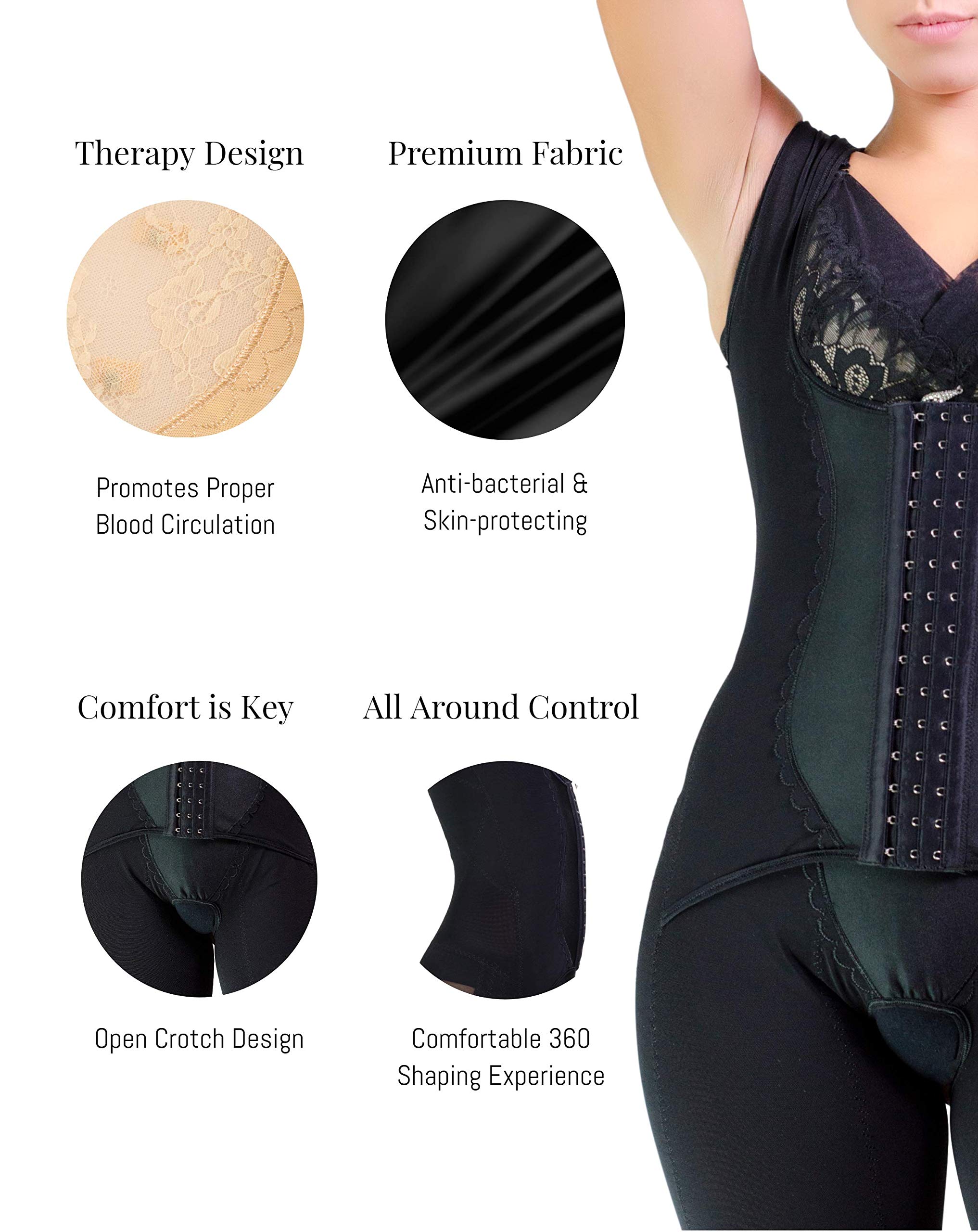 Openbust Full Body Shaper for Women - Waist Trainer Corset with Medium Firm Compression | Slimming Shapewear for Tummy Control & Hourglass Figure | Perfect for Workouts, Dresses & Special Occasions