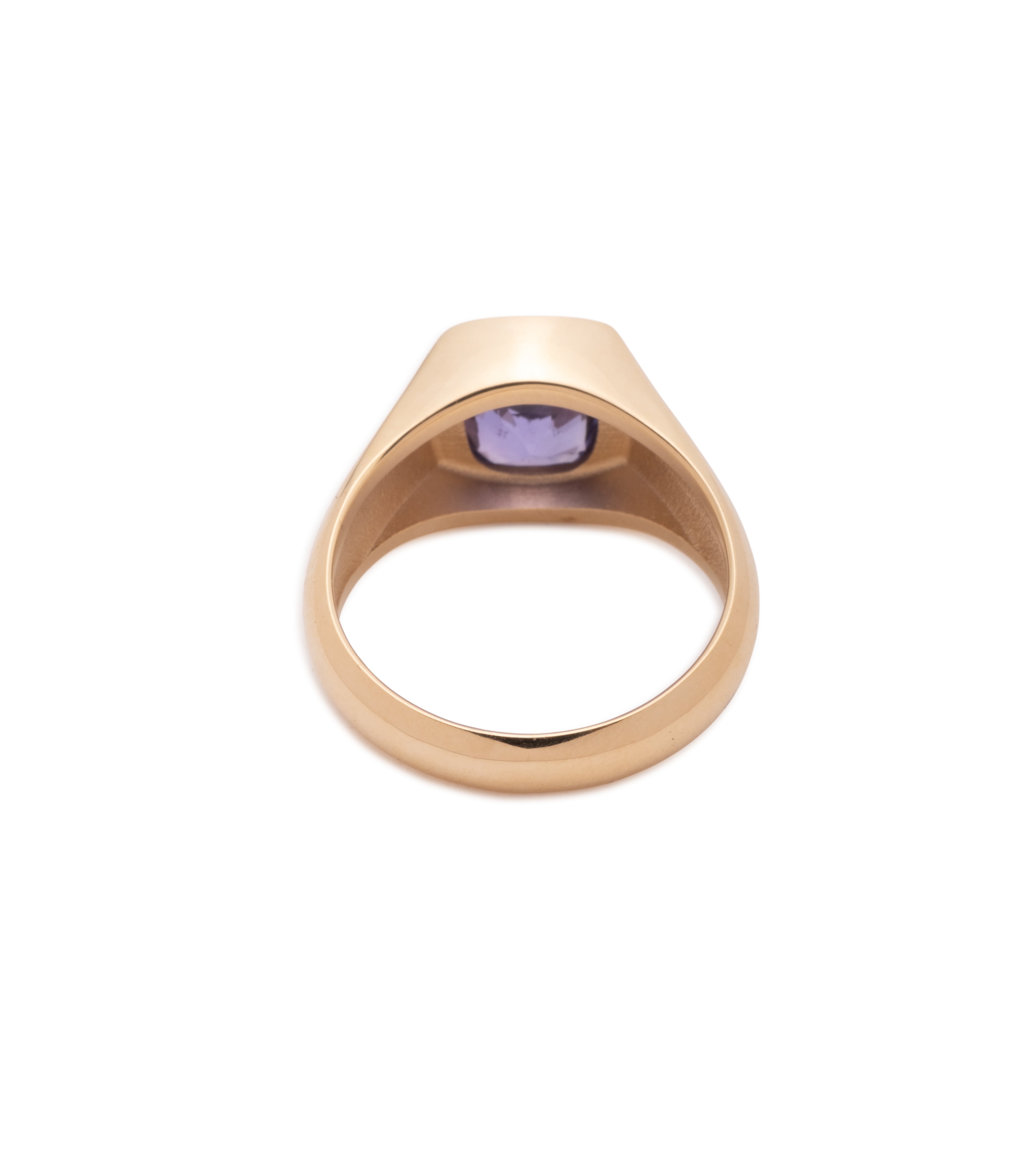 3.15 Carat Natural Purple Sapphire Ring with Internal Compass Design - Unique Handcrafted Gemstone Jewelry for Women - Perfect for Engagement, Anniversary & Special Occasion Gifts