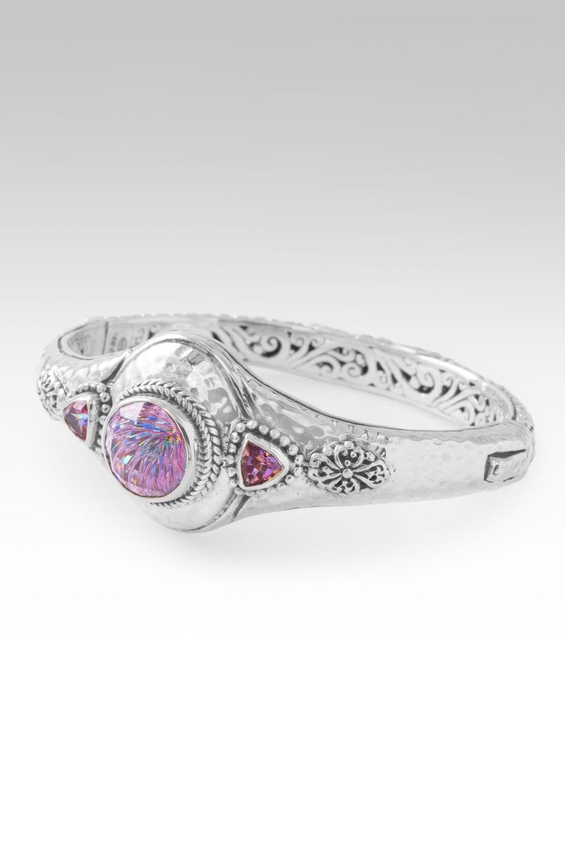 Joy in Chaos Bangle™ - Unique Mystic Quartz & Fireflies™ Mystic Topaz Bracelet for Women | Boho Chic Jewelry for Everyday Wear & Special Occasions