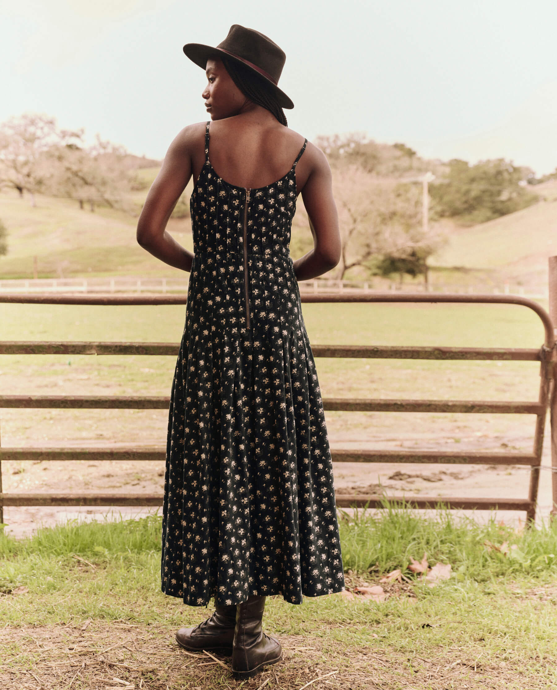 Elegant Petticoat Dress - Night Lily Floral Design for Women | Perfect for Parties, Weddings & Special Occasions