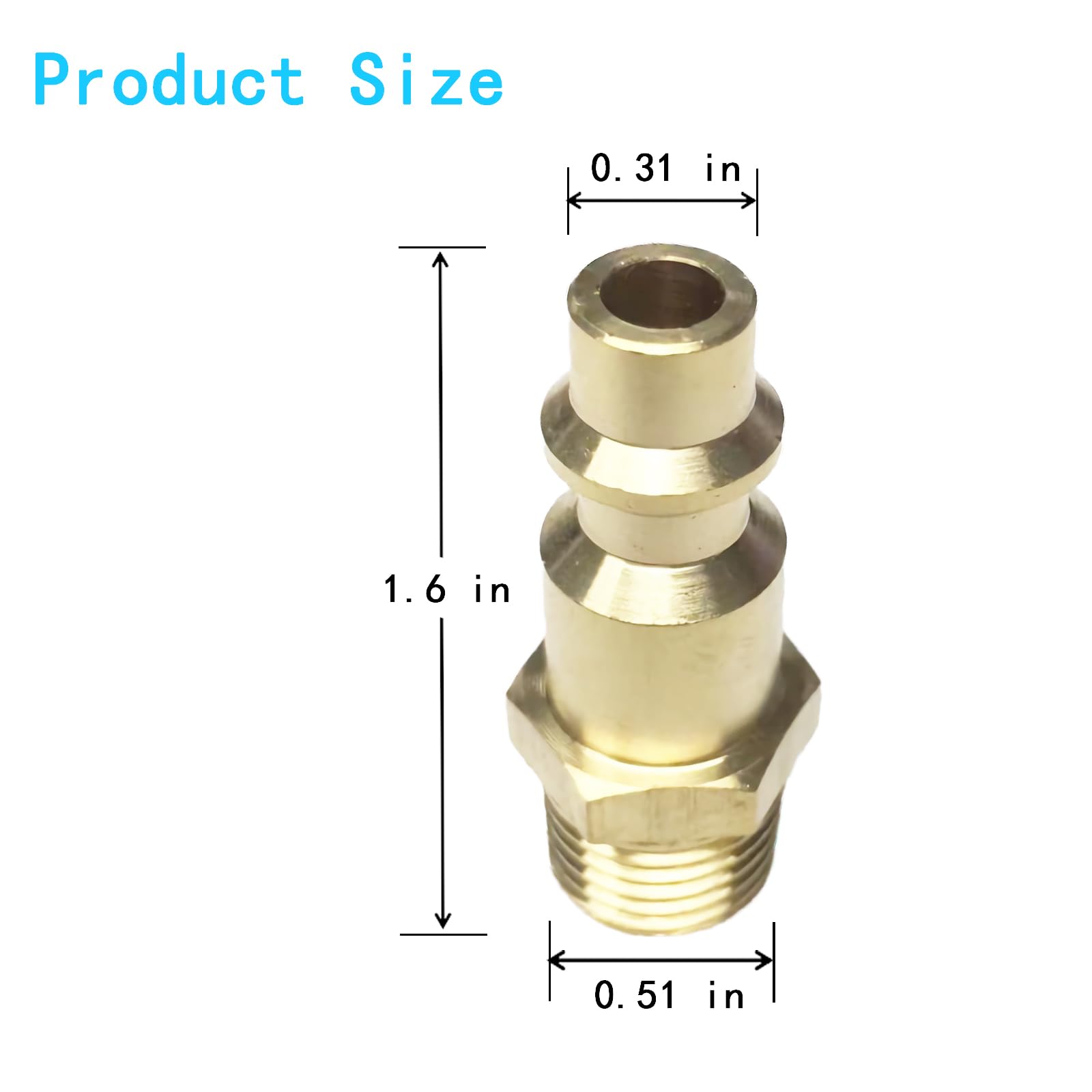 High-Quality Brass 1/4