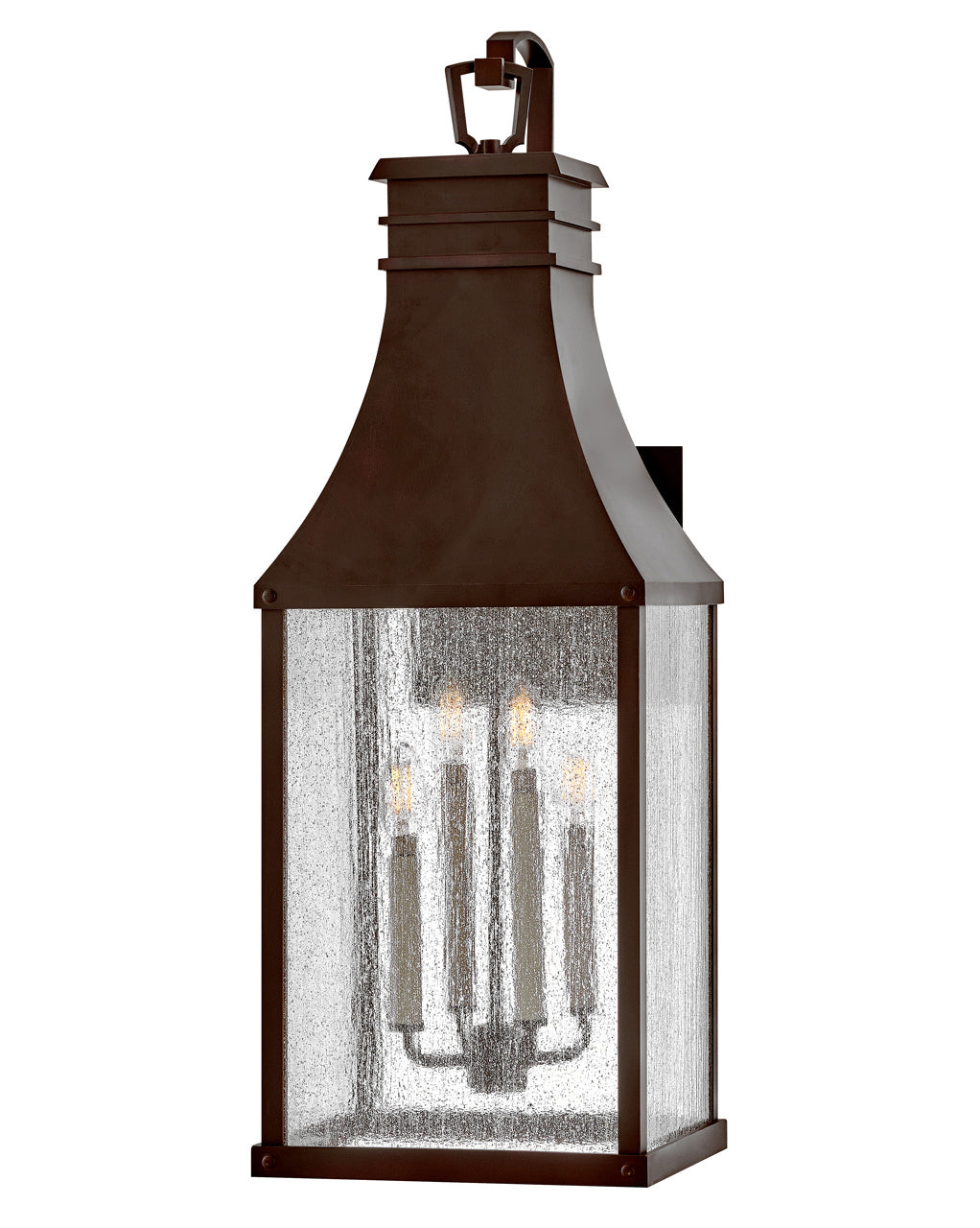 Beacon Hill Blackened Copper LED Wall Sconce - Modern Wall Mounted Light Fixture for Bedroom, Living Room & Hallway Lighting