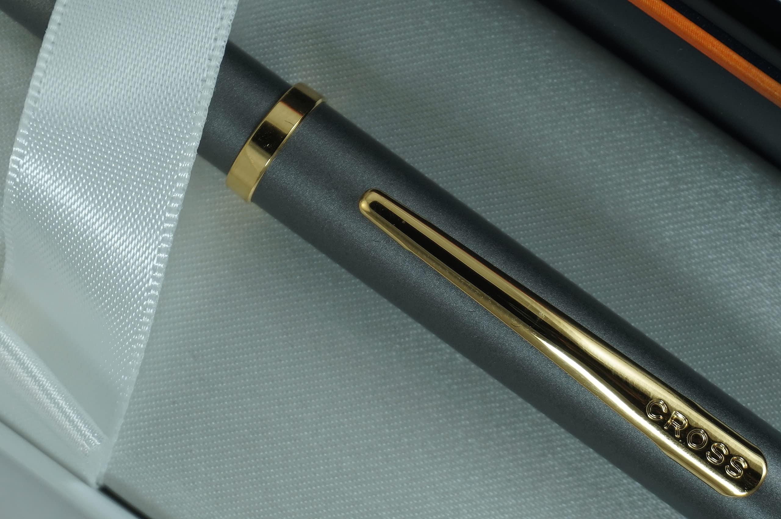 A.T. Cross Tech3+ Limited Edition Multi-Function Pen - 0.5mm Pencil, Black & Red Ink Refills, Satin Gray with 23KT Gold Accents | Premium Writing Instrument for Business, Gifts & Everyday Use