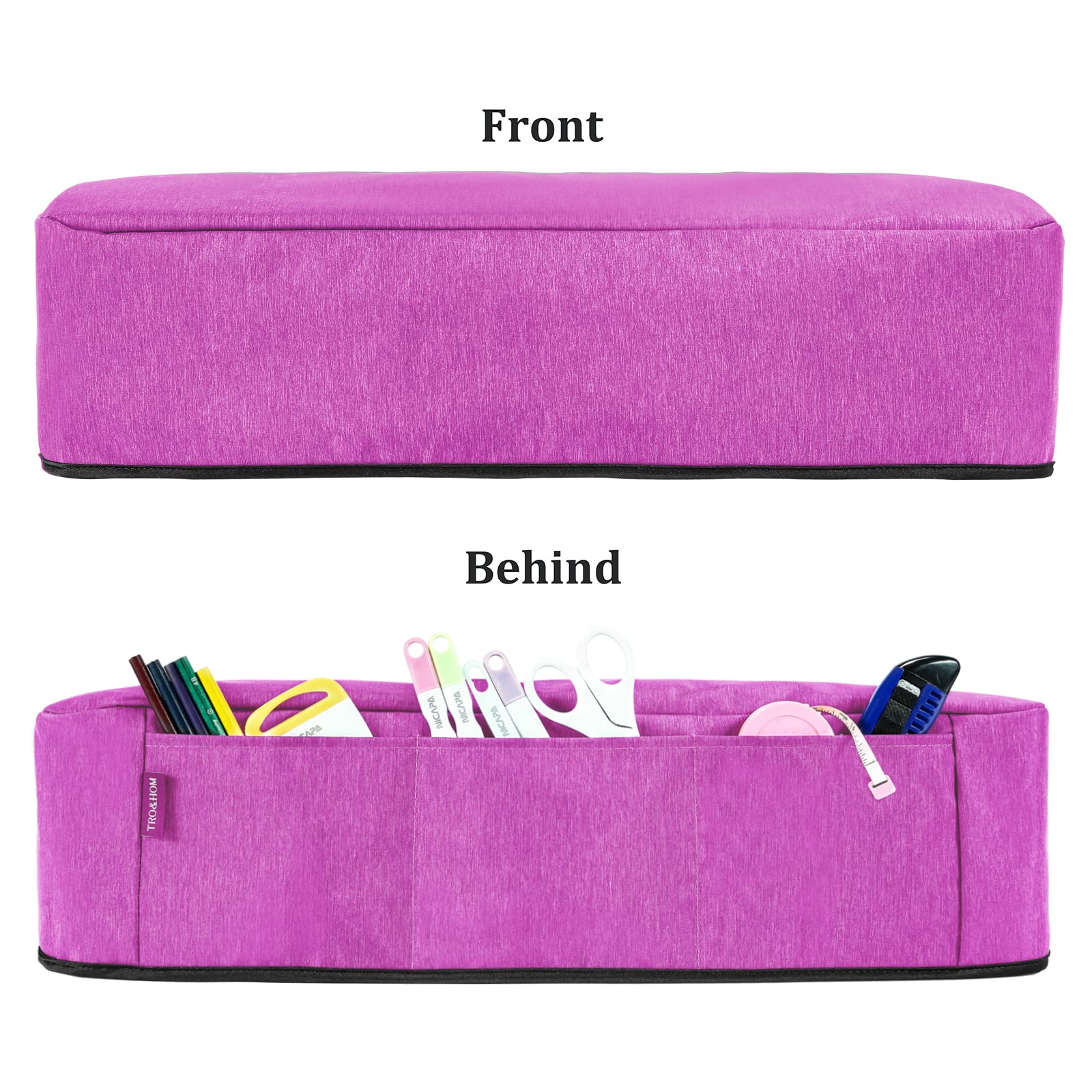 Premium Dust Cover for Cricut Maker 3/Maker/Explore Air 2 - Protective Case with Storage Pockets for Tools, Pens & Accessories - Machine Cover for Scrapbooking & Die-Cut Projects - Perfect for Craft Rooms, Home Studios & DIY Workspaces