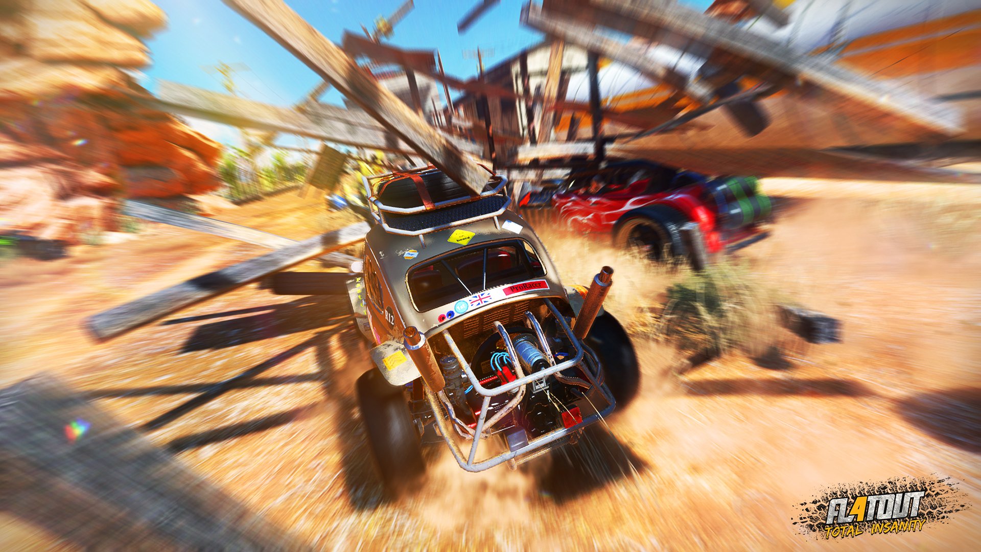 FlatOut 4: Total Insanity - PlayStation 4 Game | High-Speed Racing & Destruction Derby Action | Perfect for Multiplayer Parties & Racing Enthusiasts