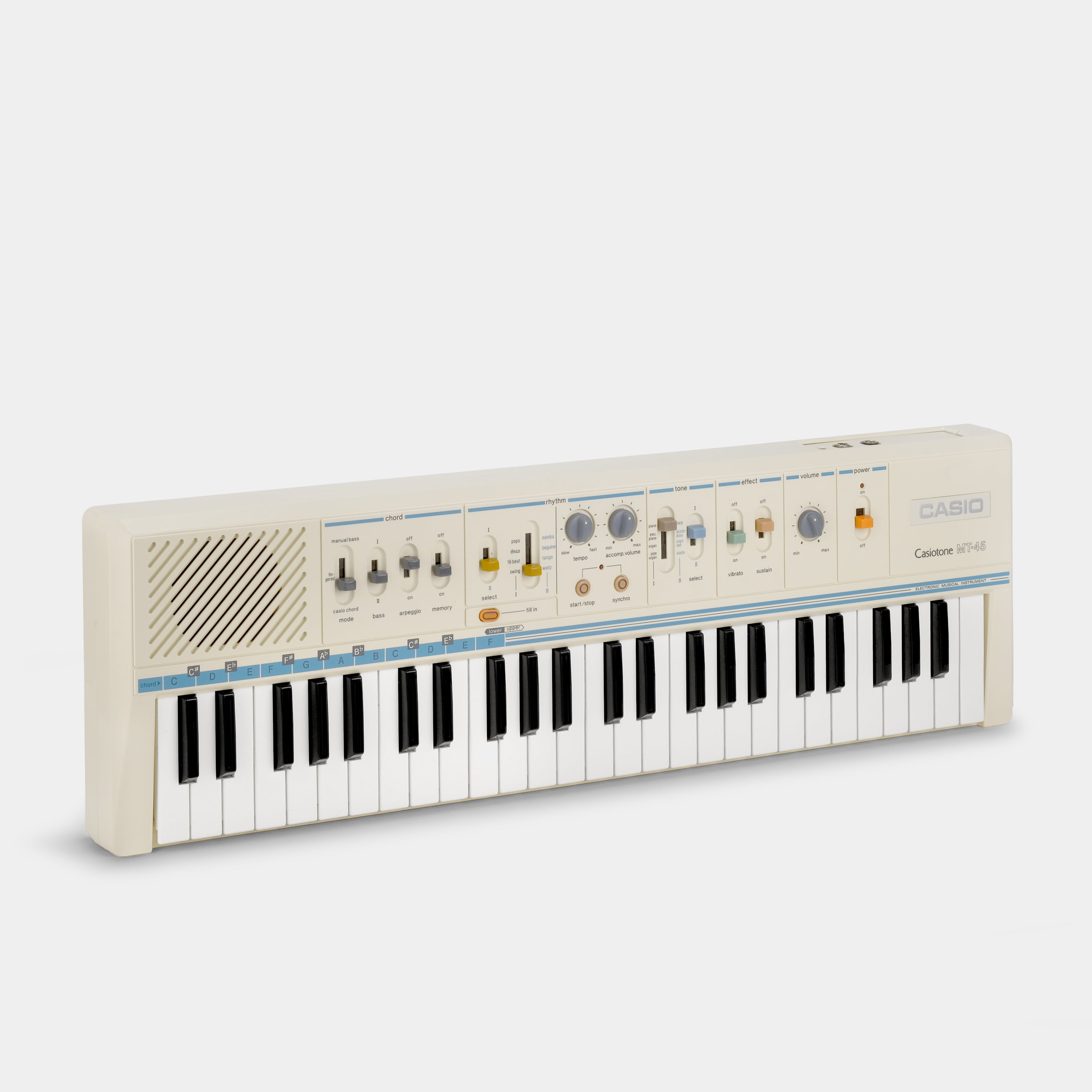Casio MT-45 61-Key Portable Synthesizer Keyboard with Built-in Speakers - Perfect for Beginners, Home Studio & Live Performances