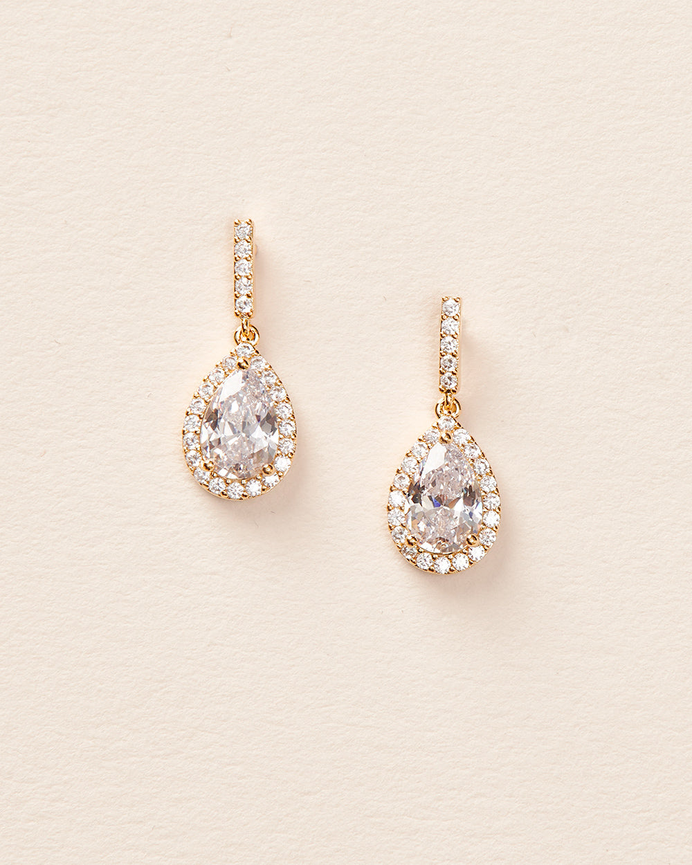 Harper CZ Earrings for Women - Elegant Cubic Zirconia Stud Earrings for Daily Wear, Party & Gift Giving