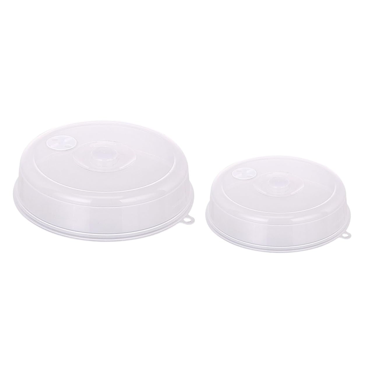 DOITOOL 2-Pack Reusable Food Storage Covers - Microwave Safe, BPA-Free Plastic Leftover Savers with Magnetic Seal for Bowls, Plates & Cups | Perfect for Picnics, Travel, and Home Kitchen Organization
