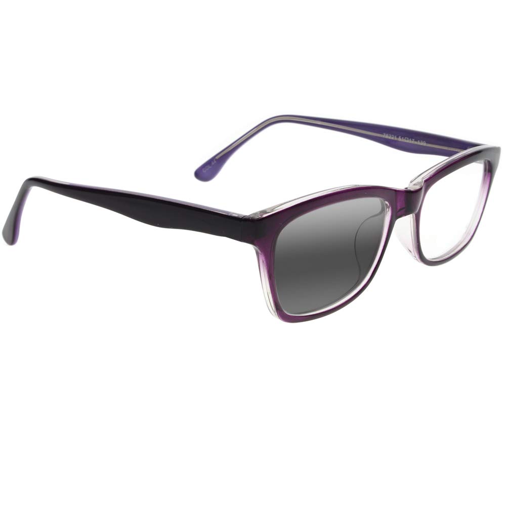 Progressive Photochromic Multifocus Reading Glasses for Men & Women - Indoor & Outdoor Use, Computer Work, Reading, and Driving