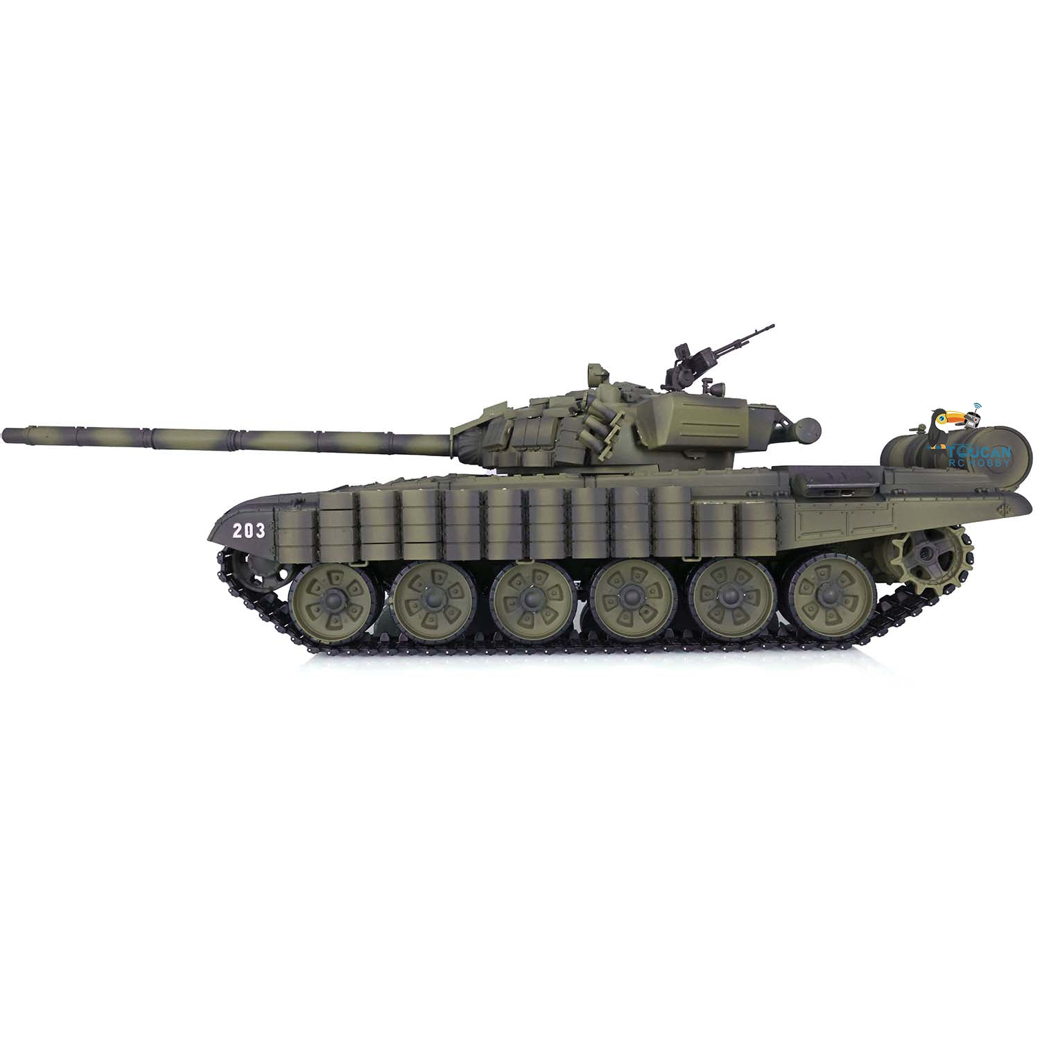 Heng Long T72 1/16 Scale RC Battle Tank - 7.0 Mainboard, Ready-to-Run BB IR Tank Model with Battery | US Stock | Perfect for Military Enthusiasts & RC Hobbyists | Outdoor Play & Collectible Display