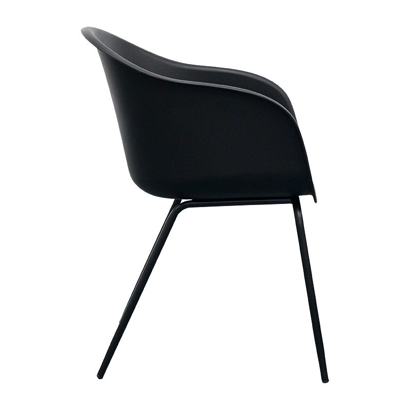 COLLEEN Modern Dining Chair in Black - Stylish and Comfortable Seat for Kitchen, Dining Room, or Home Office