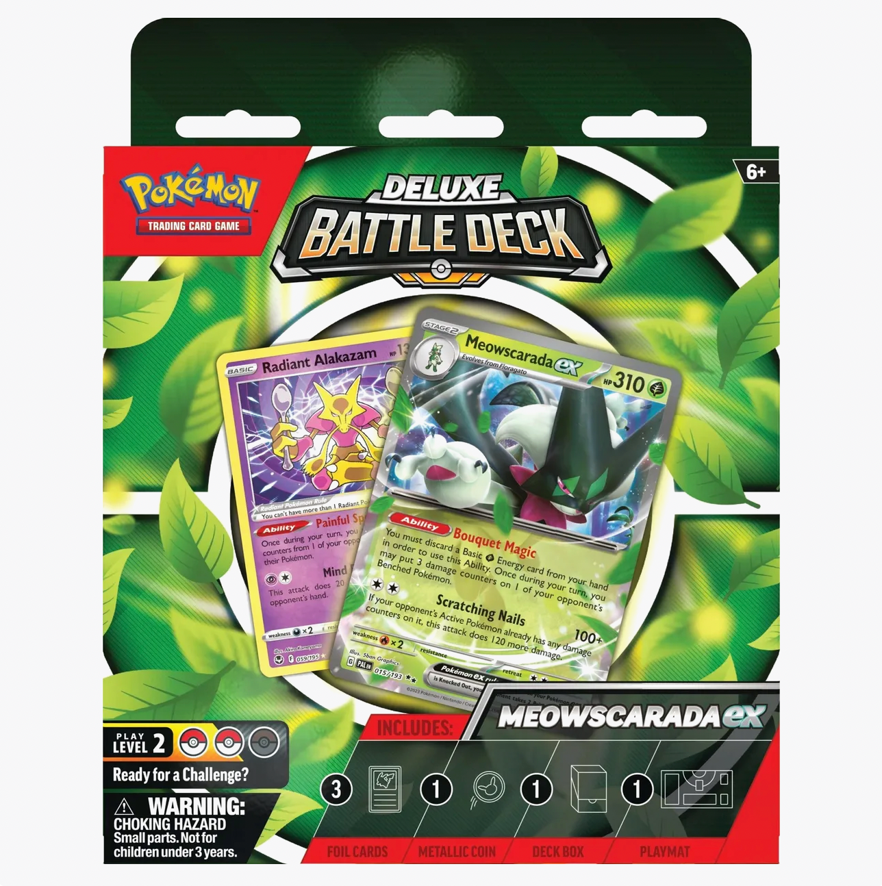 Pokemon Meowscarada ex Deluxe Battle Deck - Premium Trading Card Game Deck for Competitive Play | Perfect for Pokemon TCG Tournaments and Collectors