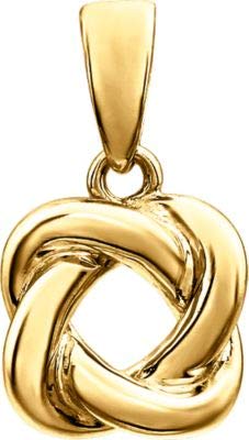 14K Yellow Gold Knot Pendant Necklace for Women - Elegant Dainty Jewelry Gift for Her, Perfect for Anniversary, Birthday, Valentine's Day & Everyday Wear