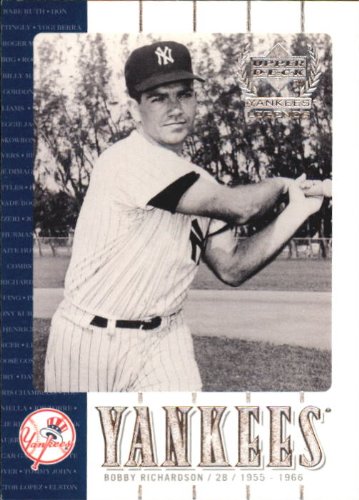2000 Upper Deck Yankees Legends #27 Bobby Richardson MLB Baseball Trading Card - Rare Collectible for Sports Fans & Memorabilia Enthusiasts - Perfect for Display, Gifts, and Investment