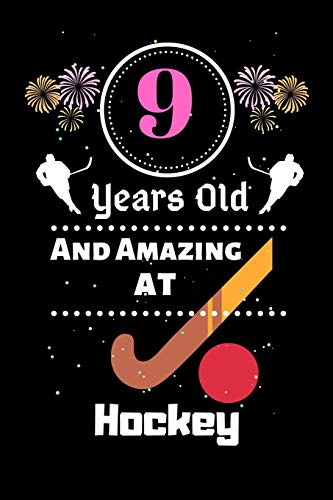 Best Hockey Appreciation Gifts for 9 Year Olds - Thank You Notebook for Birthday & Christmas Presents - Perfect for Young Hockey Players, Coaches & Fans