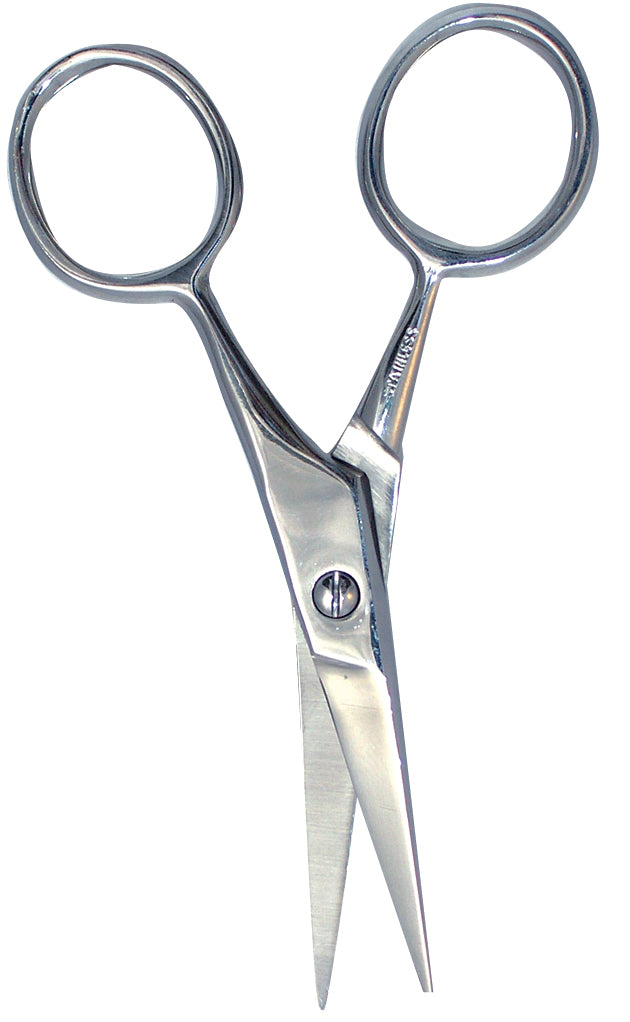 Premium Stainless Steel All-Purpose Scissors - 4 Pack for Home, Office, Crafting & Kitchen Use - Sharp Heavy Duty Scissors for Cutting Fabric, Paper, Cardboard & More