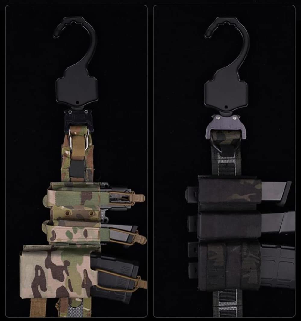 Tactical Belt Hanger & Closet Organizer - Premium Belt Storage for Men & Women | Quick Release Buckle Belt Holder | Perfect for Closet, Bedroom & Travel Organization