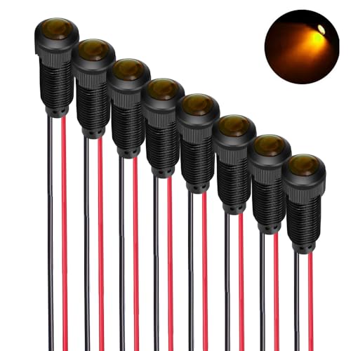 Amber AC/DC 12-24V/Black shell