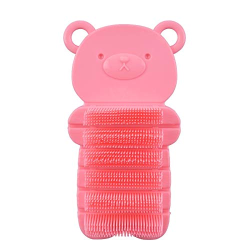 Professional Plastic Nail Brush for Manicure & Pedicure - Soft Bristles for Gentle Cleaning, Dust & Powder Removal - Pink (1PC) - Perfect for Home Nail Care & Salon Use