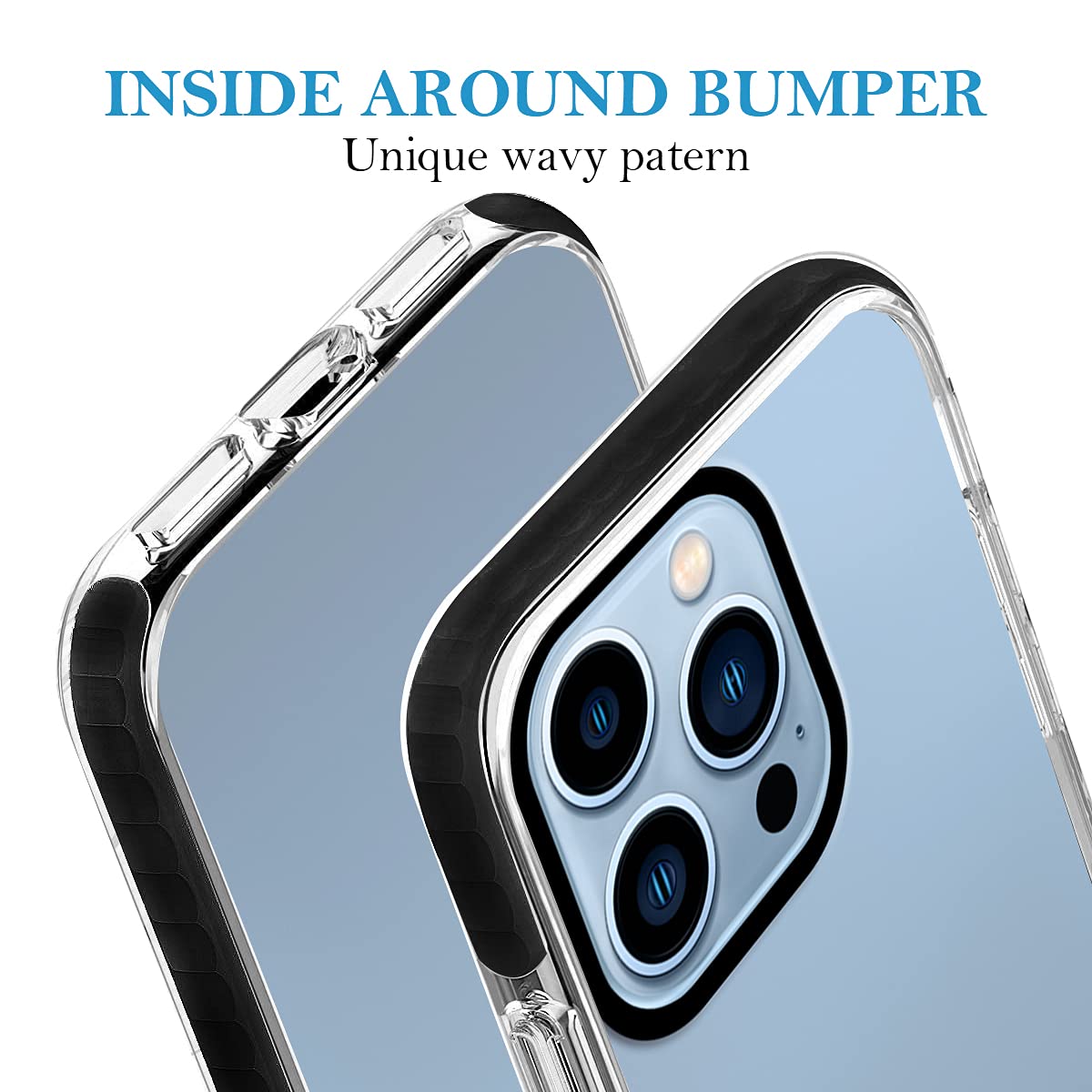 Custom iPhone 13 Pro Max Phone Case with Personalized Photo/Text - Anti-Scratch Shockproof TPU Cover (Black) | Perfect for Everyday Protection & Unique Gifts