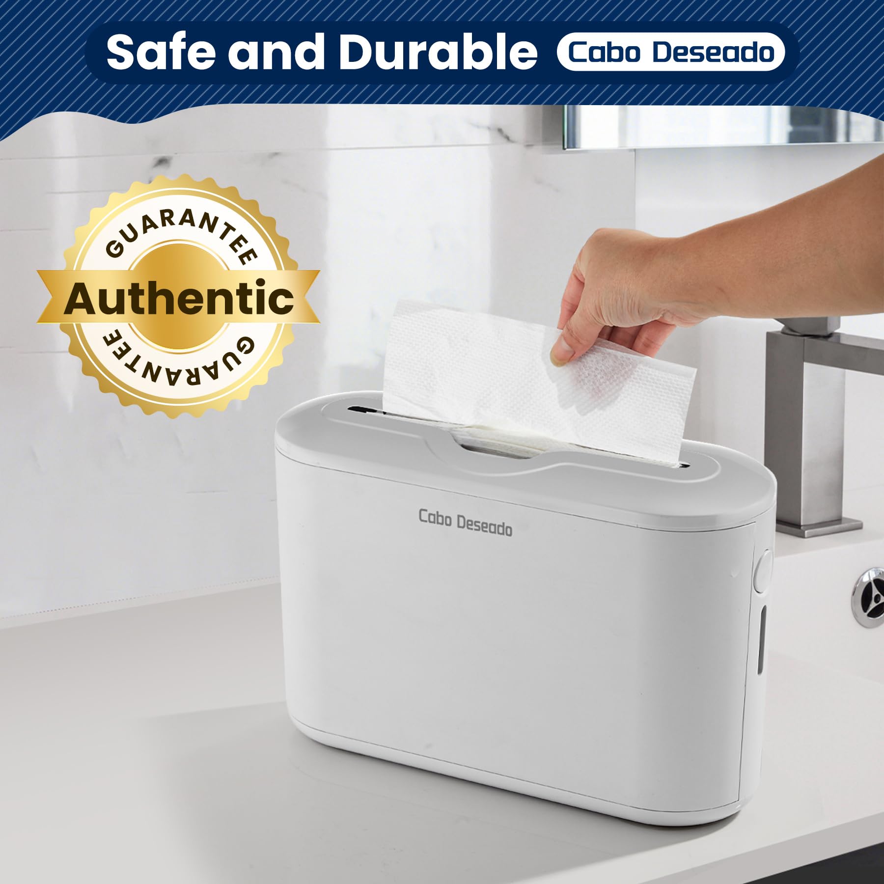 Commercial Countertop Paper Towel Dispenser - Multifold/Trifold/C-Fold Hand Towel Holder for Kitchen, Bathroom, Hotel & Office Use | 200-Sheet Capacity with Refill Reminder | Ideal for Restaurants, Hospitals & Public Restrooms