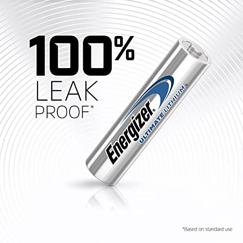 Energizer Ultimate Lithium AAA Batteries 12-Pack - Long-Lasting Power for Cameras, Flashlights & Electronics - Best for High-Drain Devices