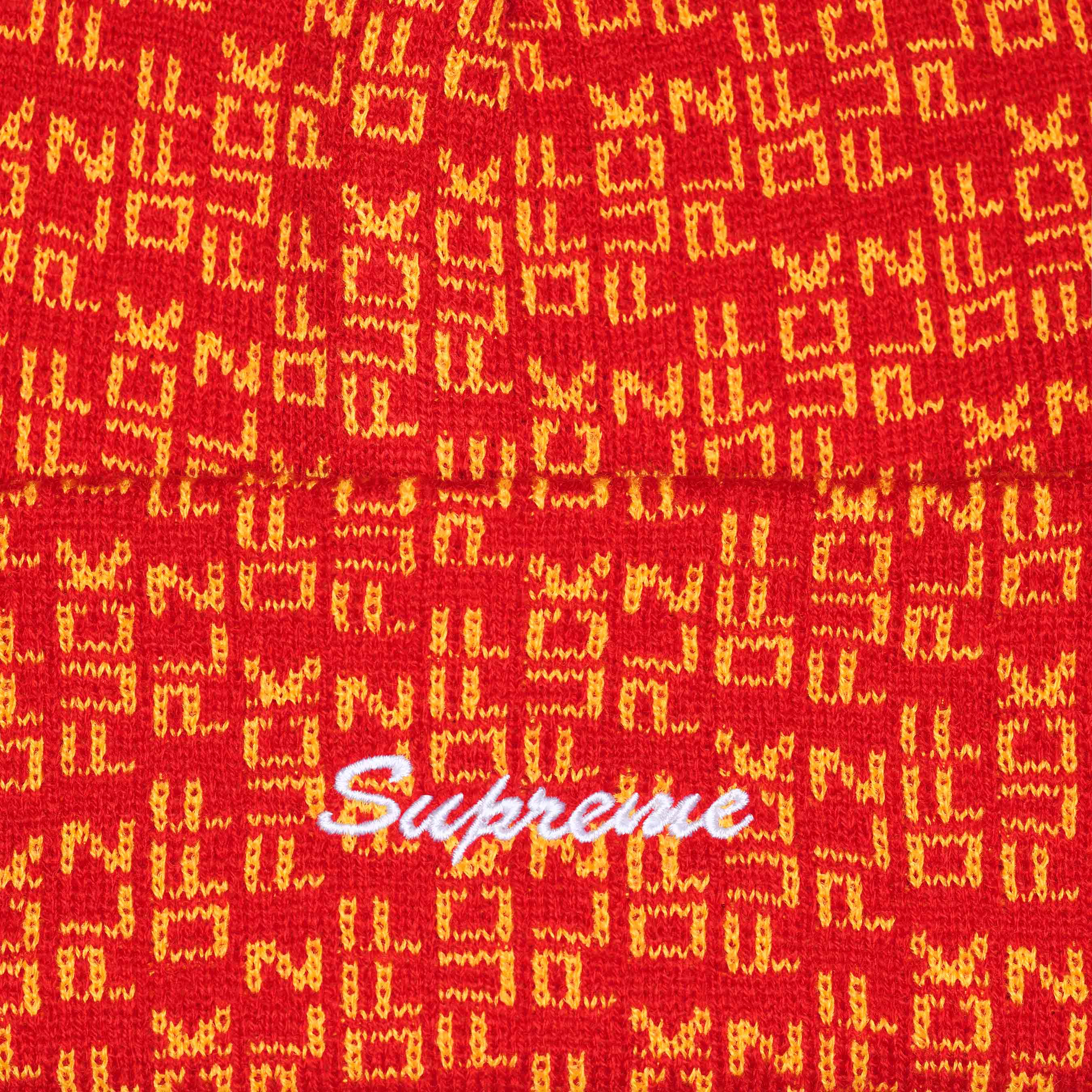 Supreme Fuck Off Beanie - Red Winter Hat for Men & Women - Warm Skull Cap for Streetwear, Hip Hop Fashion & Cold Weather Protection