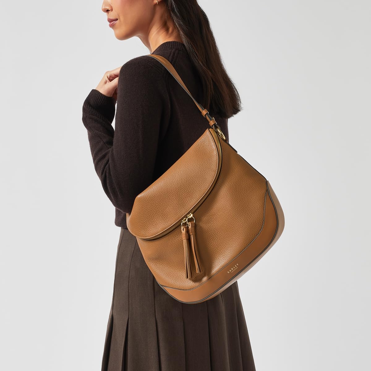 RADLEY London Milligan Street Women's Leather Shoulder Bag - Medium Size Purse for Women - Stylish Crossbody Handbag for Work, Travel & Everyday Use