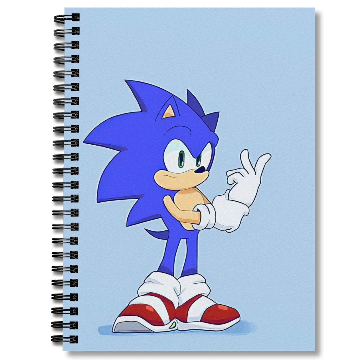 Sonic The Hedgehog Spiral Notebook - Premium Thick Paper Composition Book for School, Office & Journaling | Cute Gaming Gift for Fans | Daily Planner & Note Taking