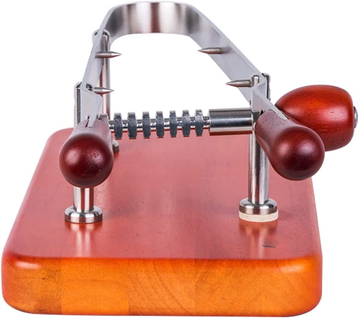Adjustable COERSD Ham Stand & Rack Set - Boneless Ham Holder with Clip for Kitchen, Holiday Meals & Buffet Serving